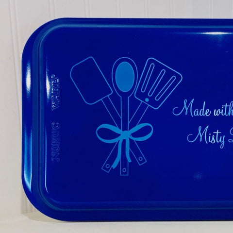 Made With Love Personalized Red Cake Pan - 9 x 13