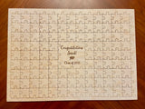 Wooden Puzzle ~ A Graduation Guestbook & Keepsake