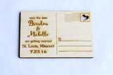 Save the Date~Wooden Postcard (Volume Discounts Available!)